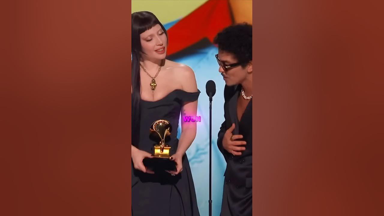 Lady Gaga and Bruno Mars won the Grammy #grammys #brunomars Lady Gaga and Bruno Mars won the Grammy #grammys #brunomars