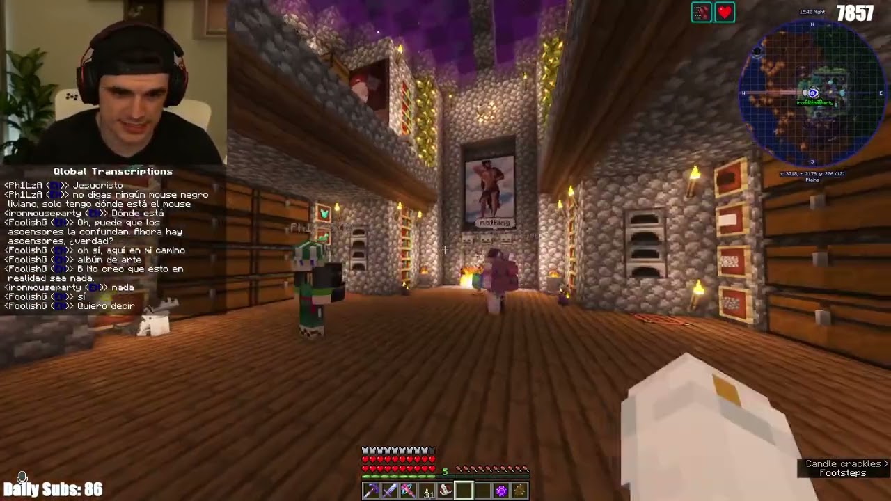 IRONMOUSE Y PHILZA ADMIRANDO LAS FOTOS DE VEGETTA Y FOOLISH CELOSO