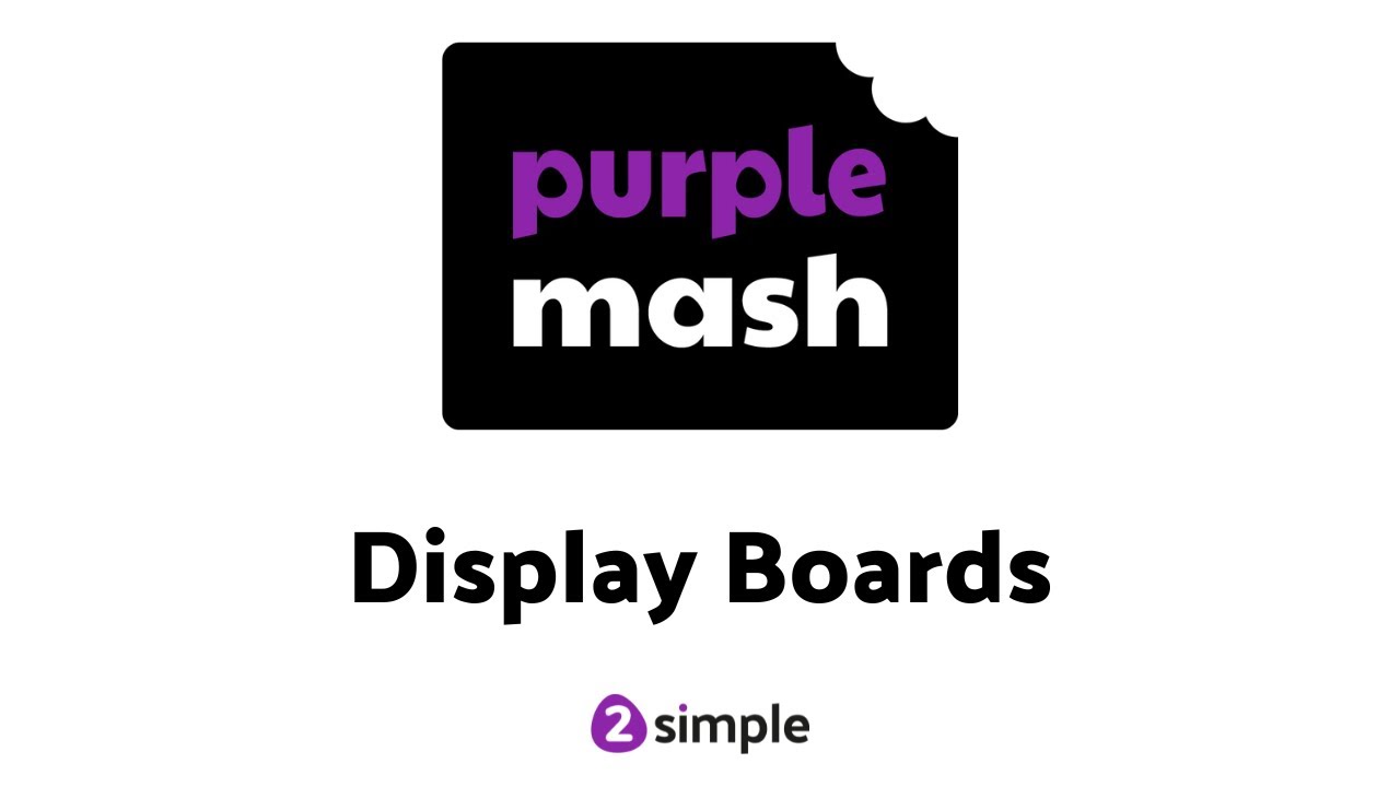 Sharing Work with Display Boards | Purple Mash | 2Simple