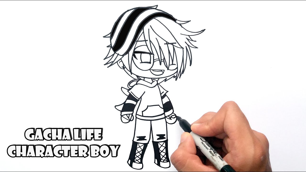 How to Draw Gacha Life Character Boy 