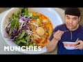 How To Make Khao Poon, A Spicy Lao Soup | Quarantine Cooking