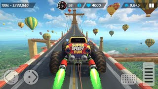 Mega Ramp Monster Car Racing 3D – Extreme Car Stunts Gameplay (Android/iOS) screenshot 3