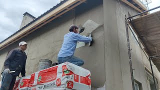 Как правильно выполнить базовый армирующий слой на фасадах дома, утеплённых минеральной ватой СФТК