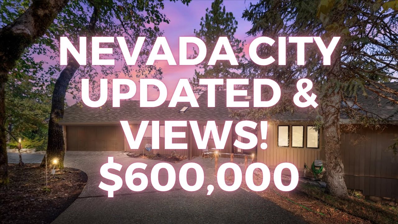 $600,000 Remodeled Single-Level with Breathtaking Canyon Views | 11912 Deer Park Dr, Nevada City, CA