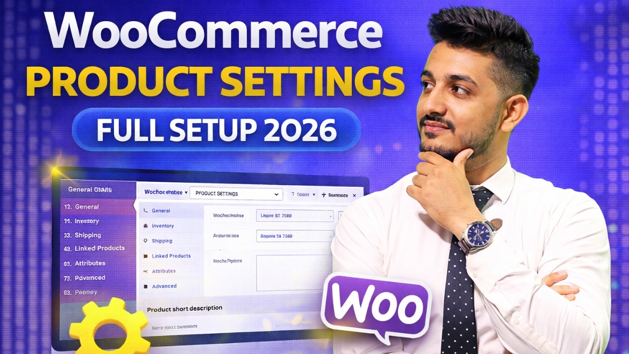 WooCommerce Product Settings Tutorial 2026 | Complete Product Setup ...