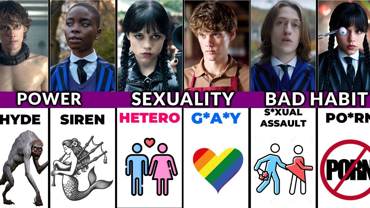 🩸 Wednesday Addams vs 🐠 Bianca vs 🖌 Xavier  vs 💀 Tyler | Wednesday 2