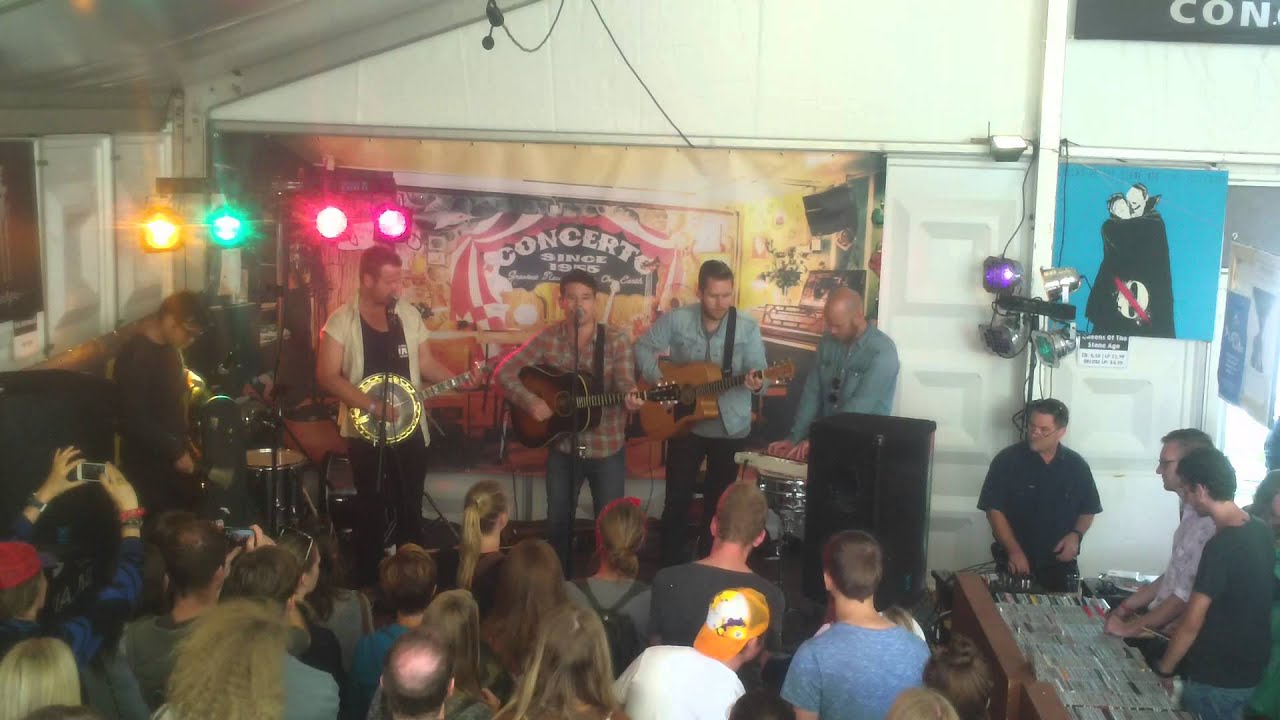 Boy & Bear Instore live @ Lowlands 2014 in Concerto/Plato Recordstore