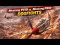 PvP Dogfights Mustang P51D vs Mustang P51D @CrazyRussianPilot​