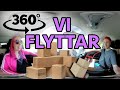 ♥ 360° VIDEO - Flyttar in i nya lägenheten!