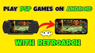 How to play PSP Games on Android with Retroarch Emulator | PSP Gamer screenshot 1