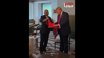 رونالدو يهدي قميص ا موق ع ا إلى ترامب برسالة اللعب من أجل السلام رونالدو ترامب كرةالقدم 