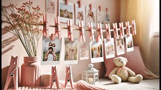 🎀 SF SOONEAT Clothes Pins, Pink Colored Wooden Clothespins | Best Pink Clothespins 🎀