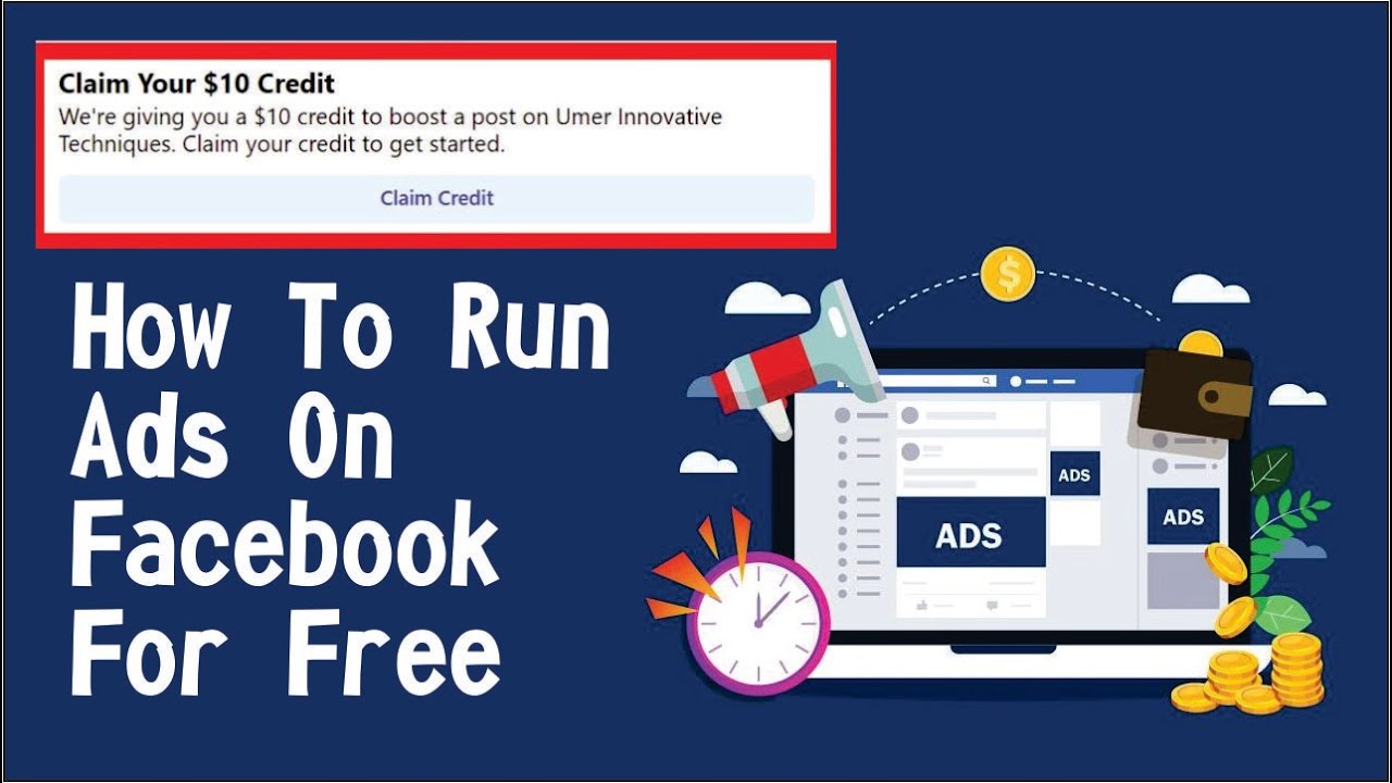 Claim 10 Ad Credit on Facebook For Free Use this FB ad credit code