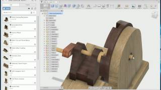 The wooden Roller Gearing Mechanism Model screenshot 5