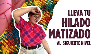 Learn how to make colorful latticework with your shaded yarns! ✨ | Planned Pooling Tutorial screenshot 5