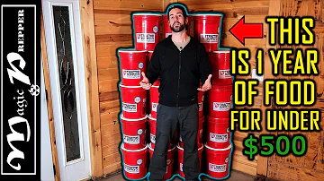 How Many 5 Gallon Buckets Of Rice For 1 Year Of Long Term Food Storage?