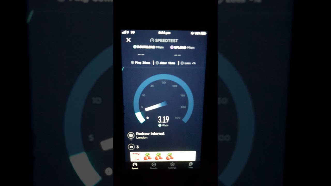 Three UK Speed Test 3 November 2019 YouTube
