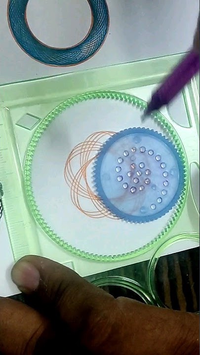 Easy Spirograph Designs | Colourful Spirograph #shorts #youtubeshorts ...
