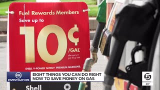 Eight ways you can save money on gas right now