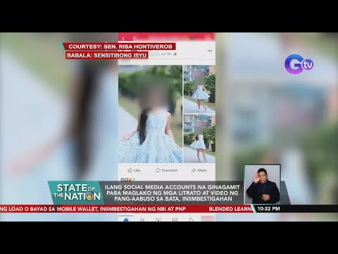 Ilang social media accounts na ginagamit para maglako ng mga litrato at video ng... | SONA