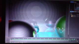 Cinema 4D bouncing balls