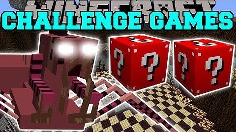 US Minecraft | NERUBIAN CHALLENGE GAMES - Lucky Block Mod - Modded Mini Game