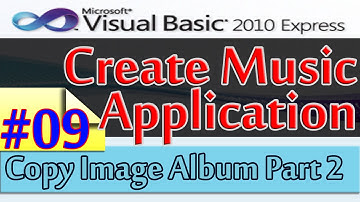 Create Music Application, 9, Copy Album Image Part 2, Database and Visual Basic 2010