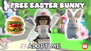 HOW TO GET A NEW *FREE EASTER BUNNY* PET IN ADOPT ME !! 