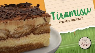 Tiramisu Recipe with Zabaglione