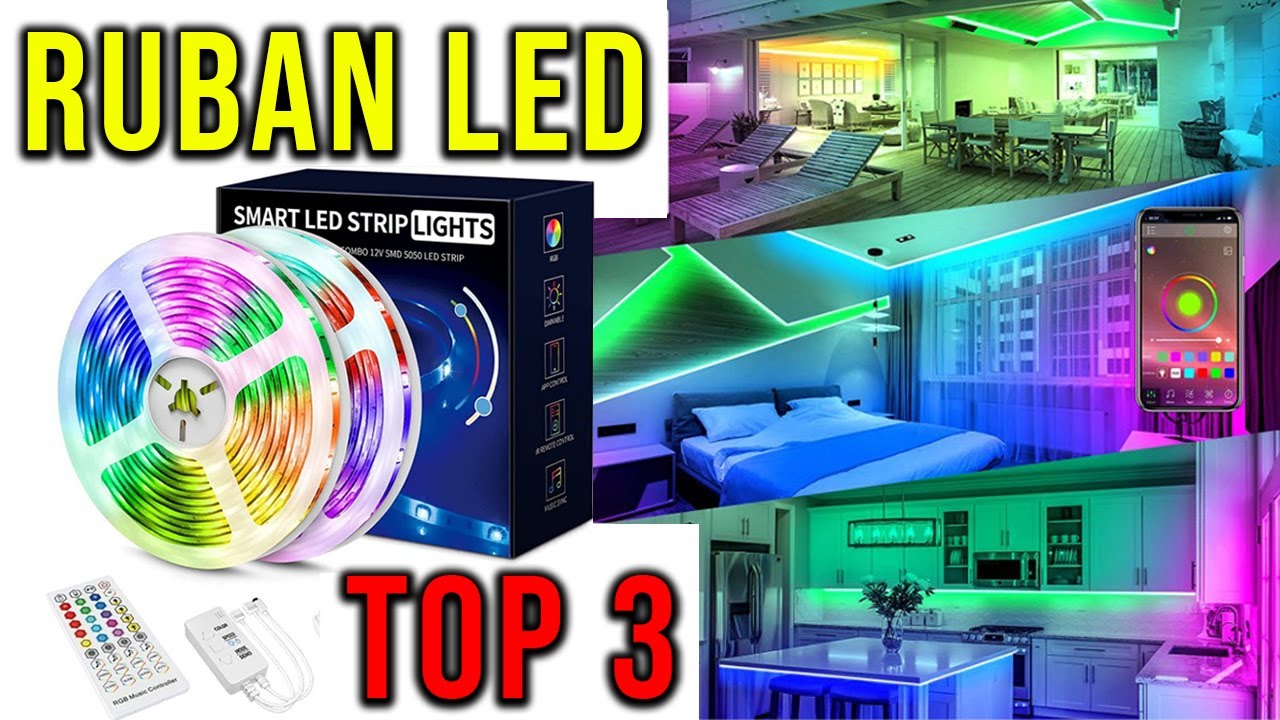 ✅ Ruban LED : Les 3 Meilleurs Ruban LED Pas Cher ! pour Chambre, Bureau, Salon... 2021