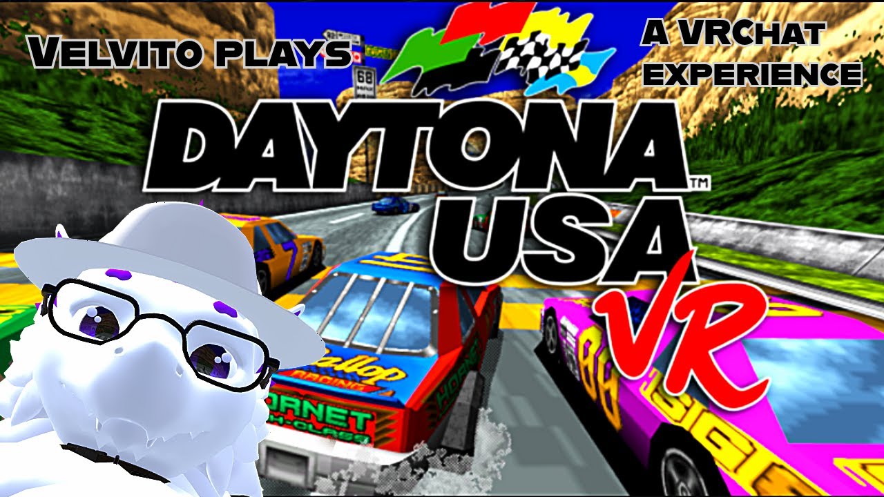 Velvito Plays Daytona USA VR | VRChat Experience