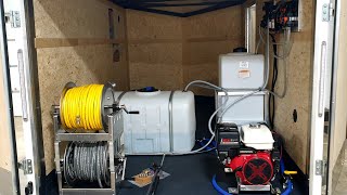 Enclosed Trailer Soft Wash & Pressure Wash Rig