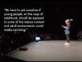 "We need to start thinking carefully about the content we post online"