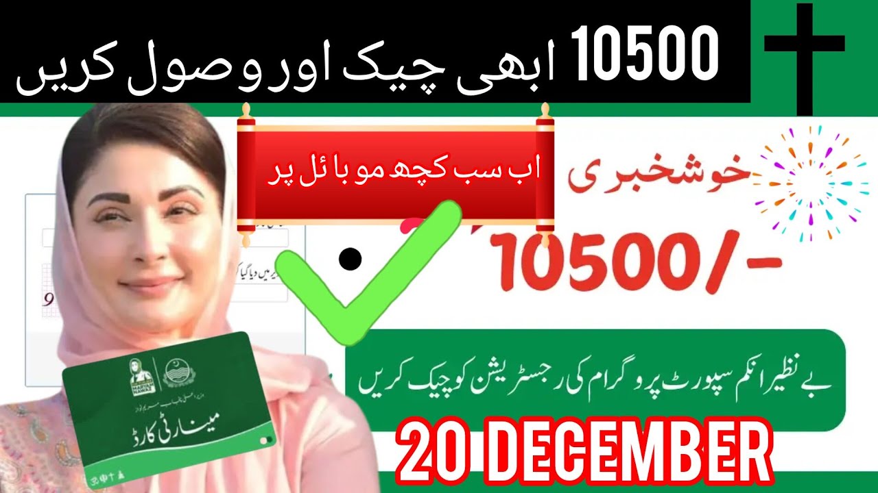 Check New Qisat RS10500 On Mobile! BISP Qist check Karny ka Tarika 