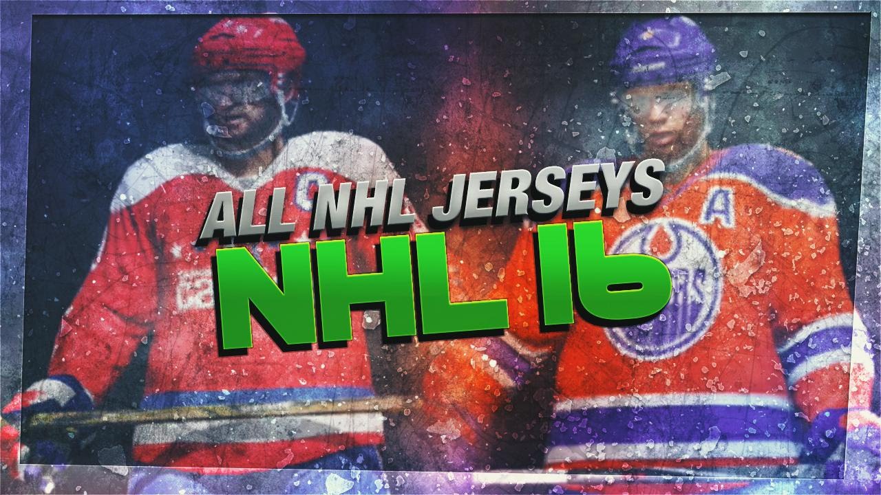 nhl 16 jerseys