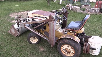 1973 Sears SS/16 V-Twin with Kwik Way Front End Loader
