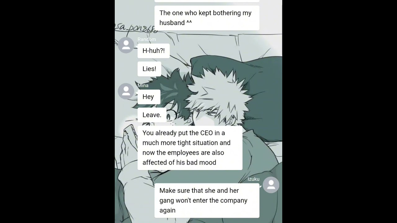 The CEO's wife ||BakuDeku|| BNHA/MHA Texting Stories 