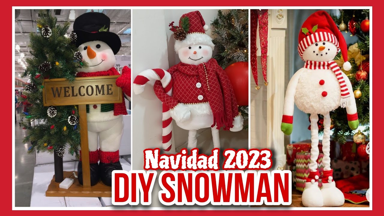 DOLLARCITY ✅  MANUALIDADES NAVIDEÑAS 2024 🎄 / Cómo Hacer Un Muñeco De Nieve ☃️ / Nelu #diy #snowman