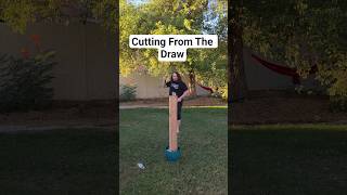 Shadow Dancer Katana Draw Cut #backyardcutting #samuraisword #swordtesting #swordis #martialarts