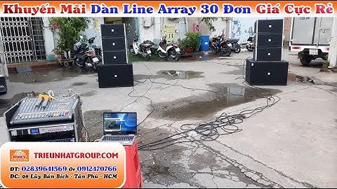 Dàn âm thanh Array 30 Đơn Neo Cao cấp