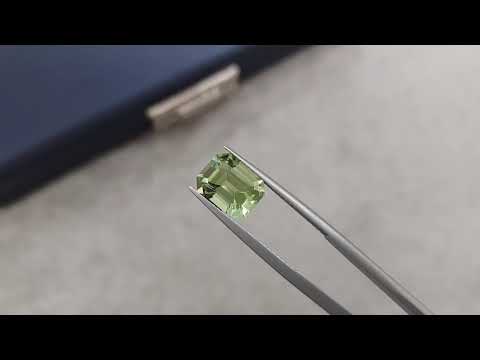 Burmese mint green tourmaline in octagon shape 3.34 ct Video  № 2