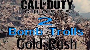 COD Ghosts Glitches: 2 Bomb Trolls On Goldrush