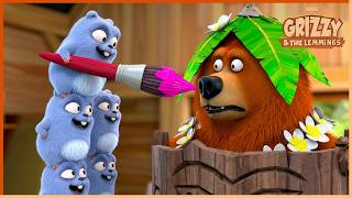 Cozy Nest | Grizzy & the Lemmings | 35' Compilation | 🐻🐹 Nostalgic Cartoon