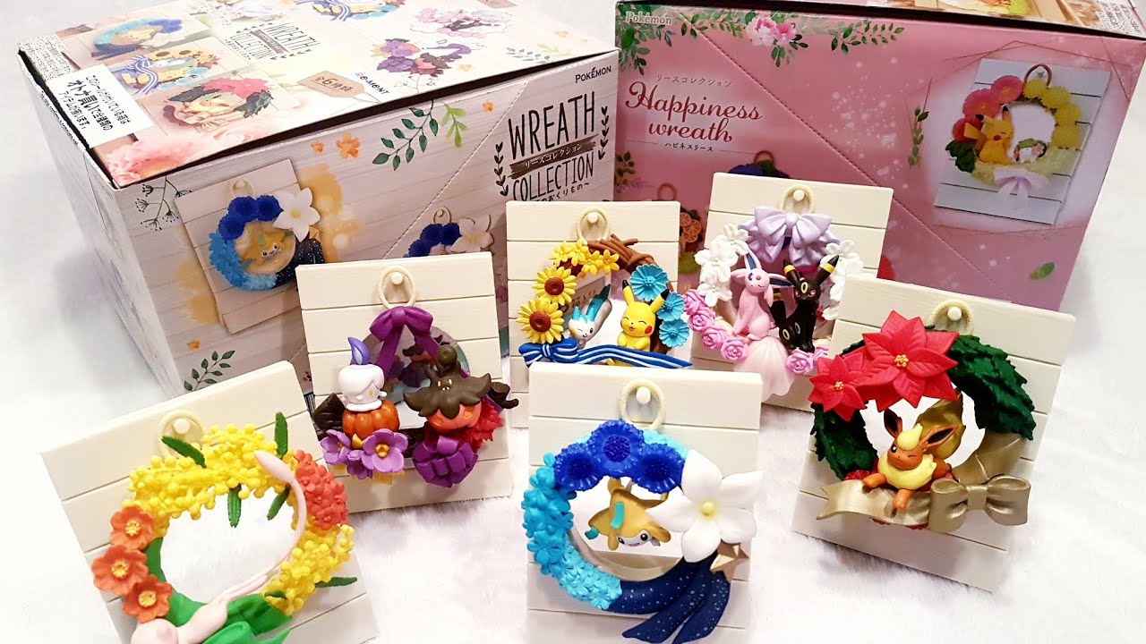 Open & Review: Re-Ment Pokémon Wreath Collection 1 & 2 - YouTube