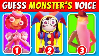 🔊🎪Guess the Monsters by Voice | The Amazing Digital Circus Characters | Episode 2