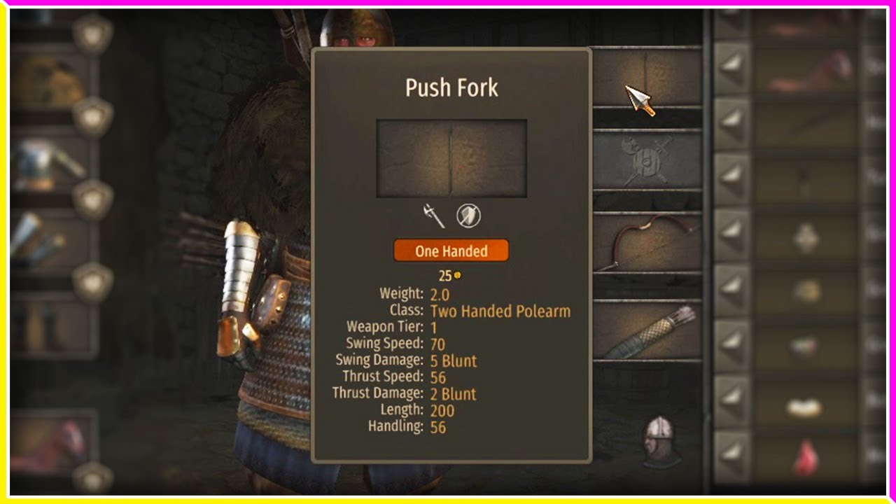 You Can Use "Push Forks" that are Used to Push Ladders (Bannerlord Fact
