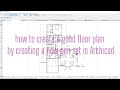 How to create a good floor plan by creating a new pen set in Archicad