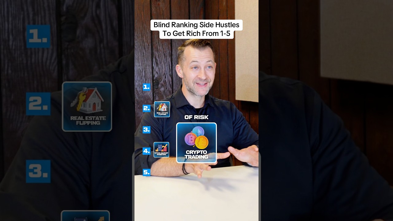 Blind ranking side hustles to get rich from 1-5