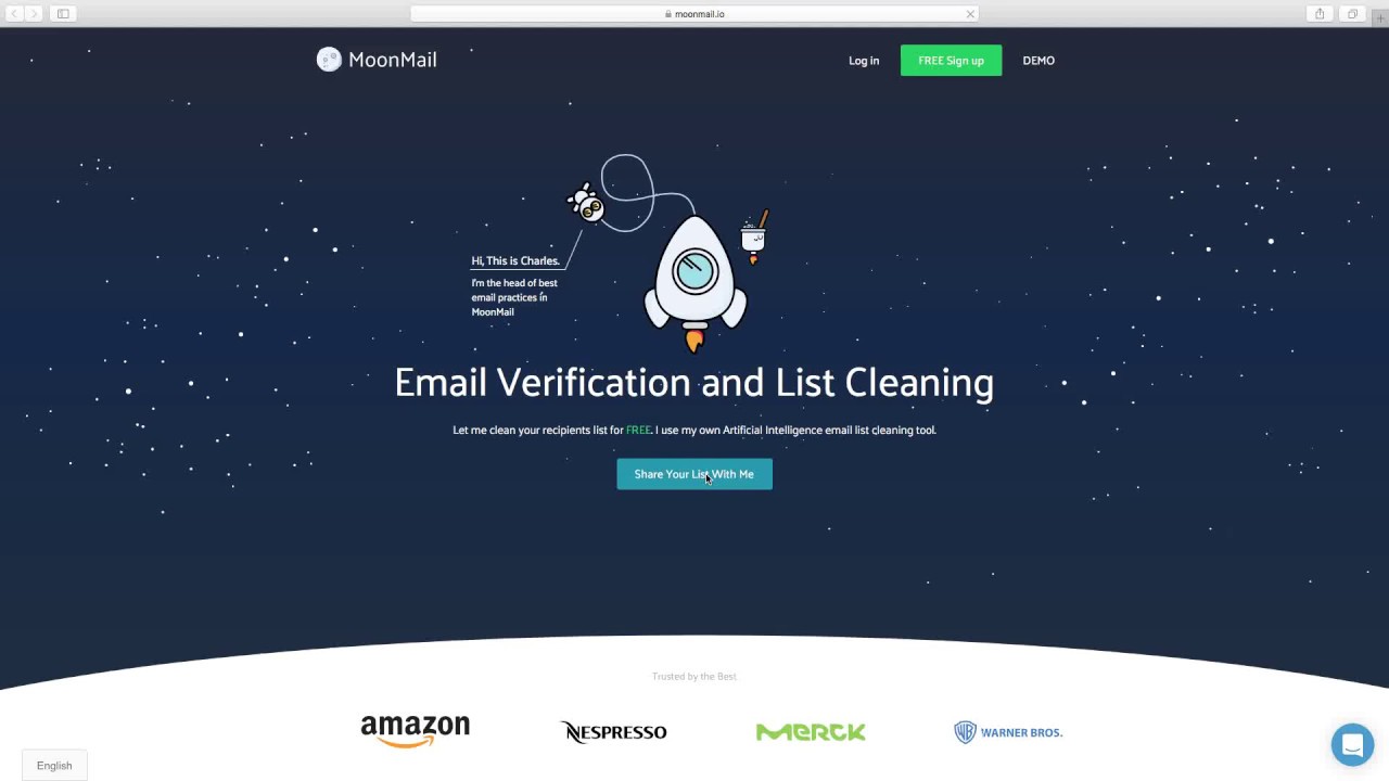 Email Verification & List Cleaning by MoonMail