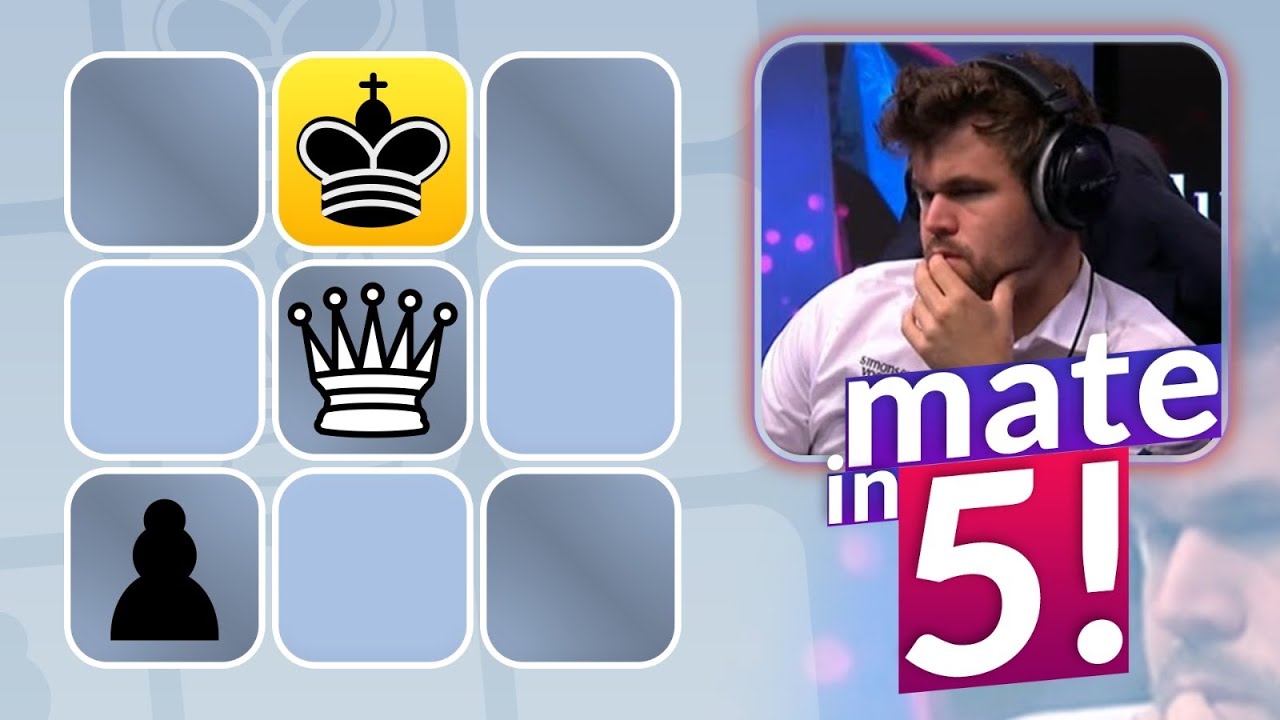 Magnus Carlsen Finds the Mate-in-5 Against MVL in Meltwater CCT Finals